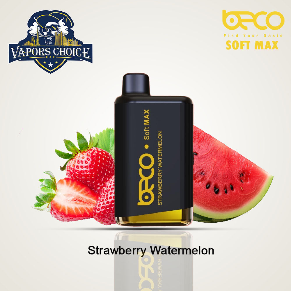 BECO SOFT MAX 12000 PUFFS (20mg) - DISPOSABLE VAPE Strawberry Watermelon UAE Dubai & Ajman